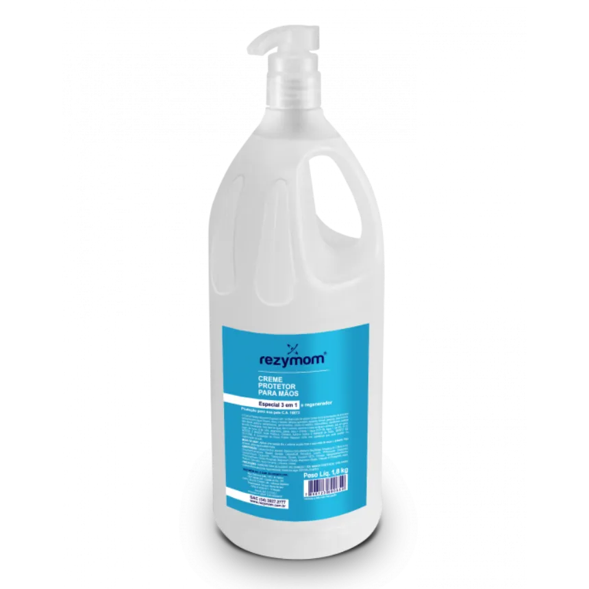 CREME PROTETOR 3 EM 1  FRASCO 1KG REZYMOM - COM VALVULA