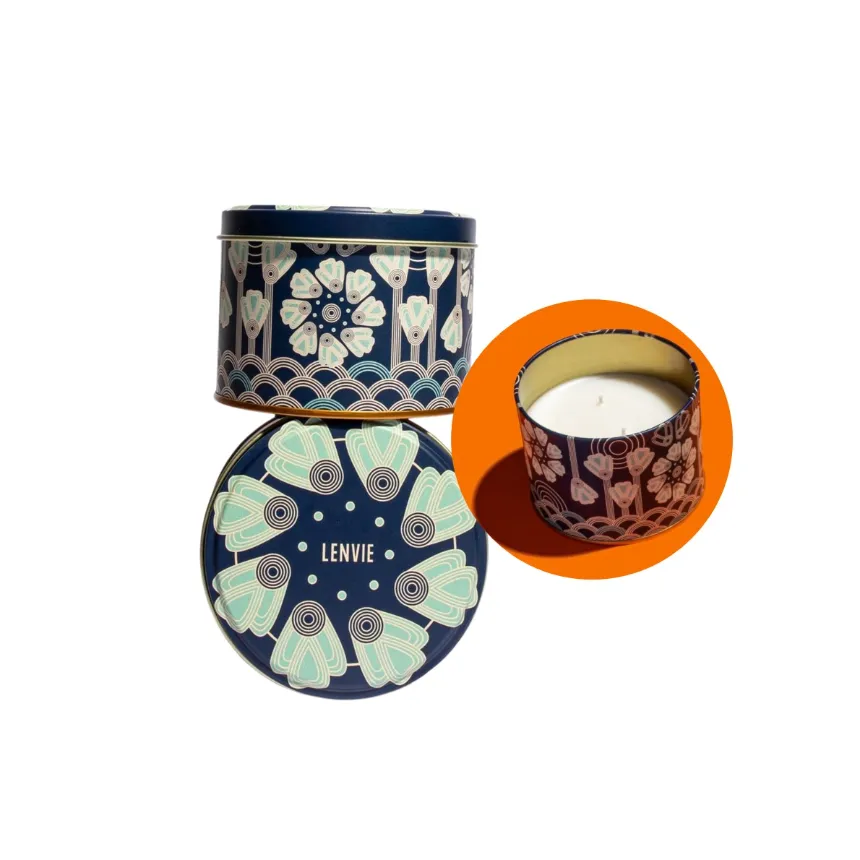 Vela Perfumada Lata Into The Night  250g Lenvie