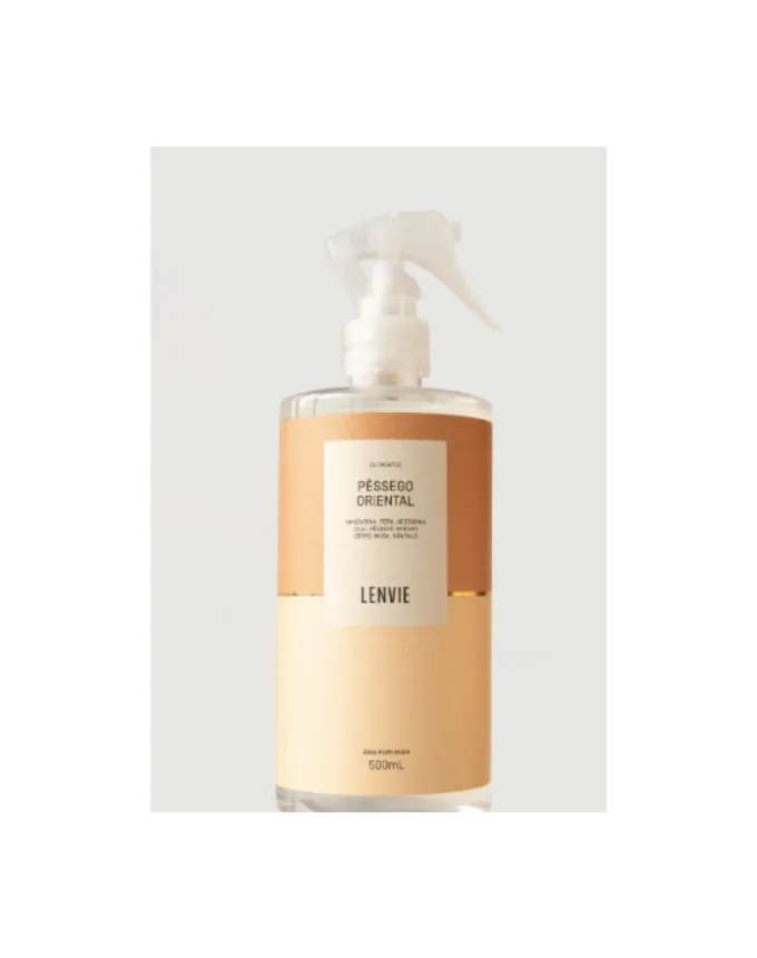 ÁGUA PERFUMADA PÊSSEGO ORIENTAL 500ML LENVIE