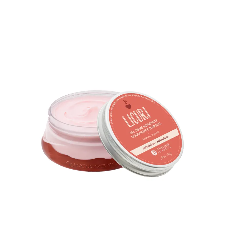 Gel Creme Hidratante Desodorante Corporal Licuri 200ml Loccitane
