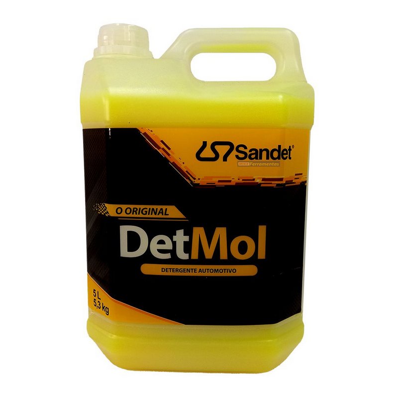 DETERGENTE AUTOMOTIVO CONCENTRADO NEUTRO DET MOL SANDET - 5 LITROS