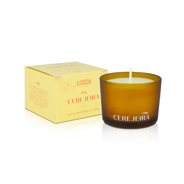 VELA PERFUMADA CEREJEIRA 100G EMPORIO ESSENZA
